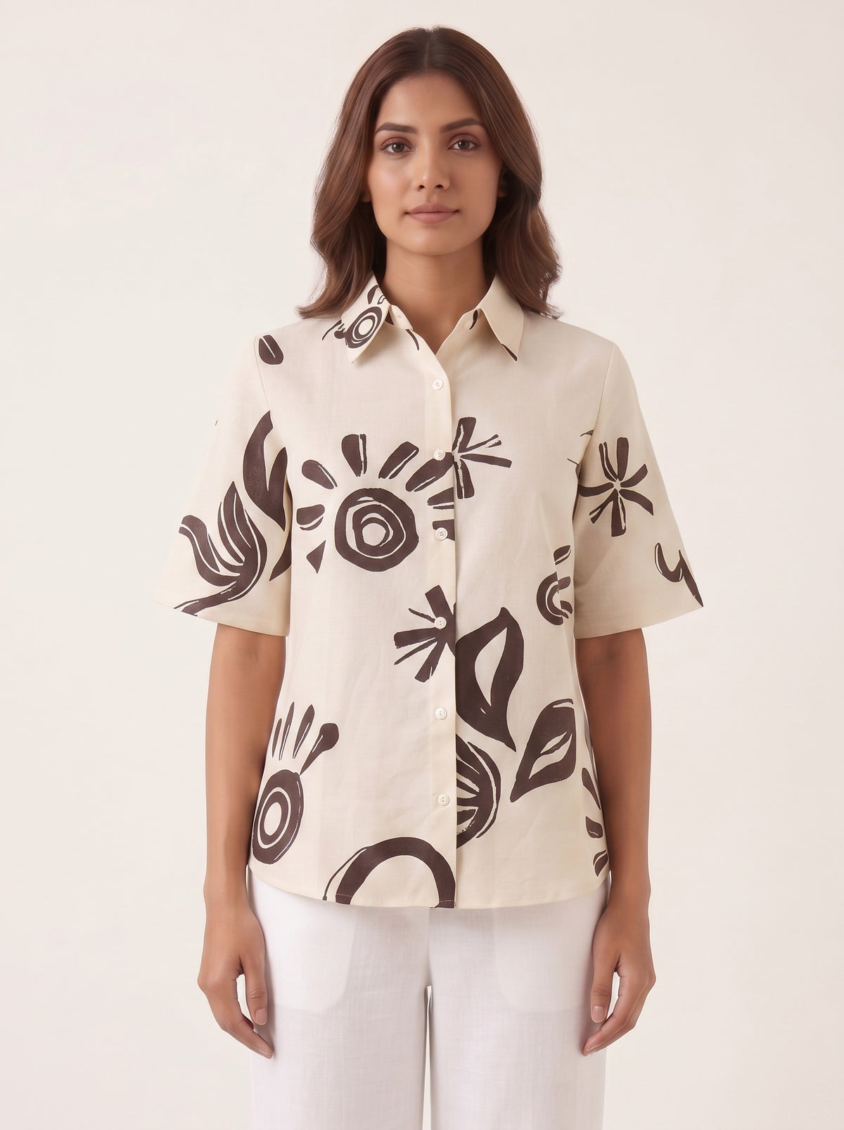 Floral Linen Shirt