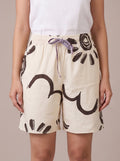 Floral Linen Shorts