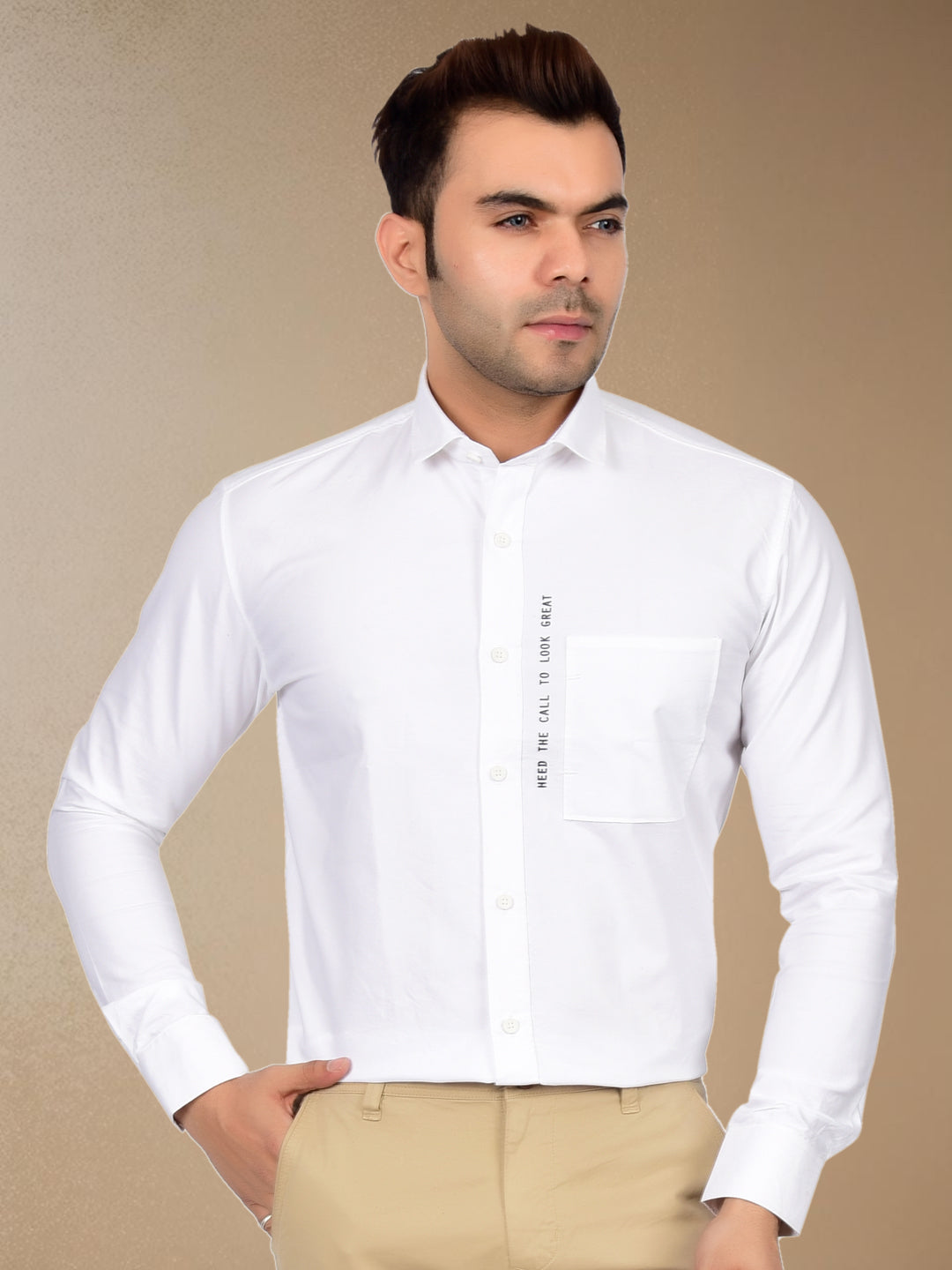 Style Commander Oxford White Shirt