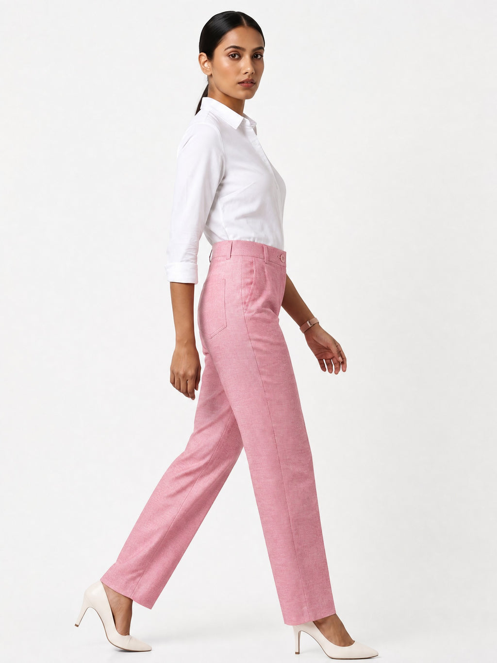 Pink Stripe Trousers