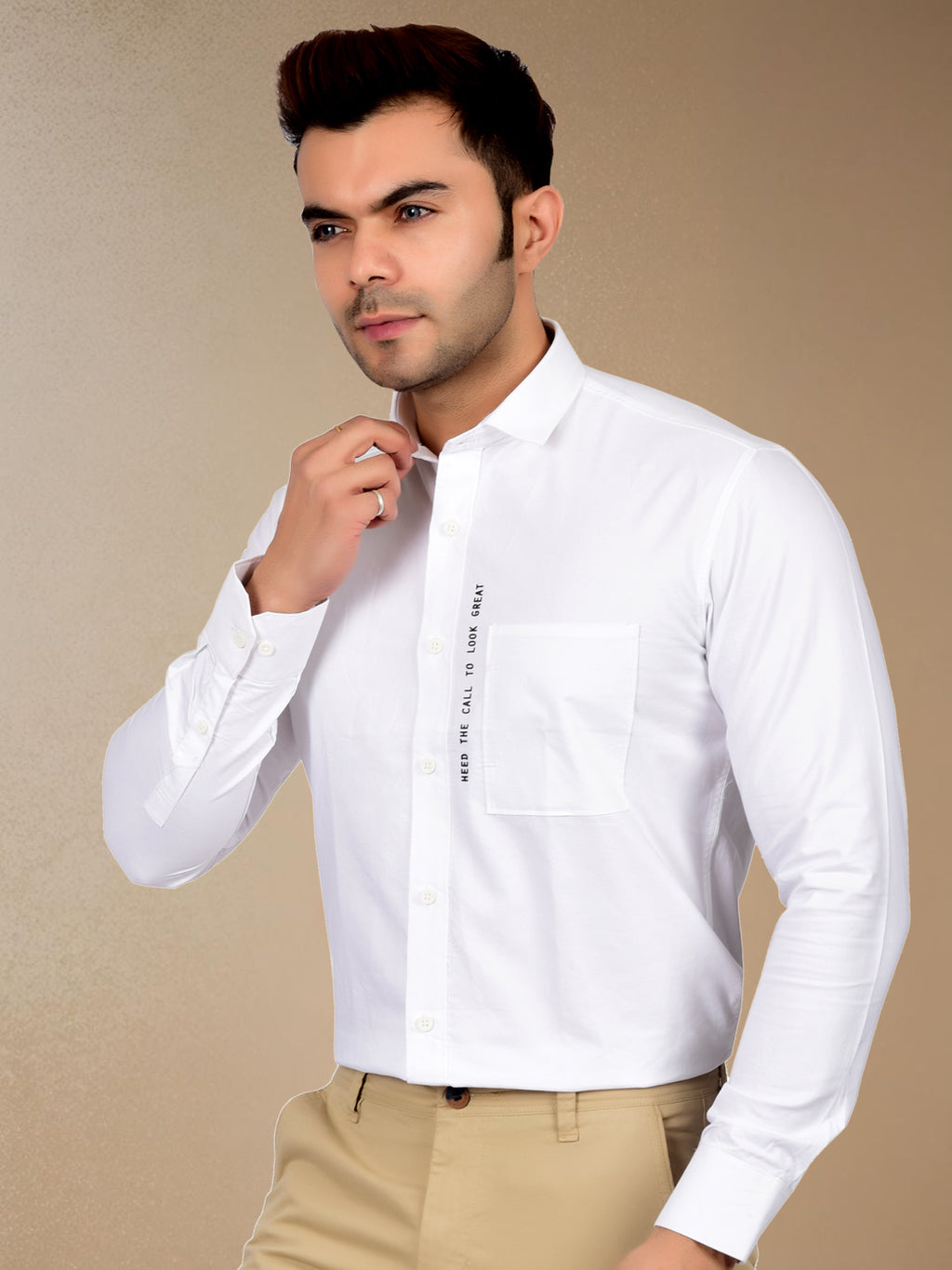 Style Commander Oxford White Shirt