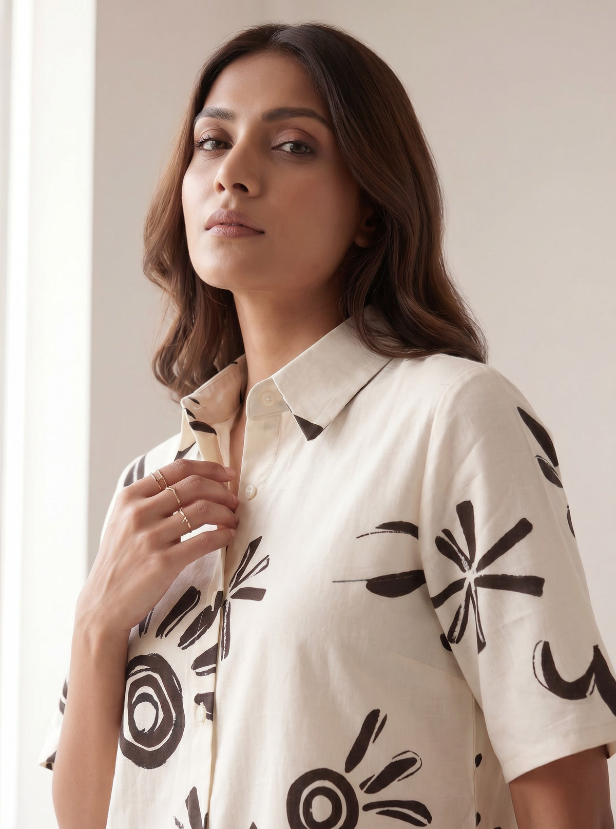 Floral Linen Shirt