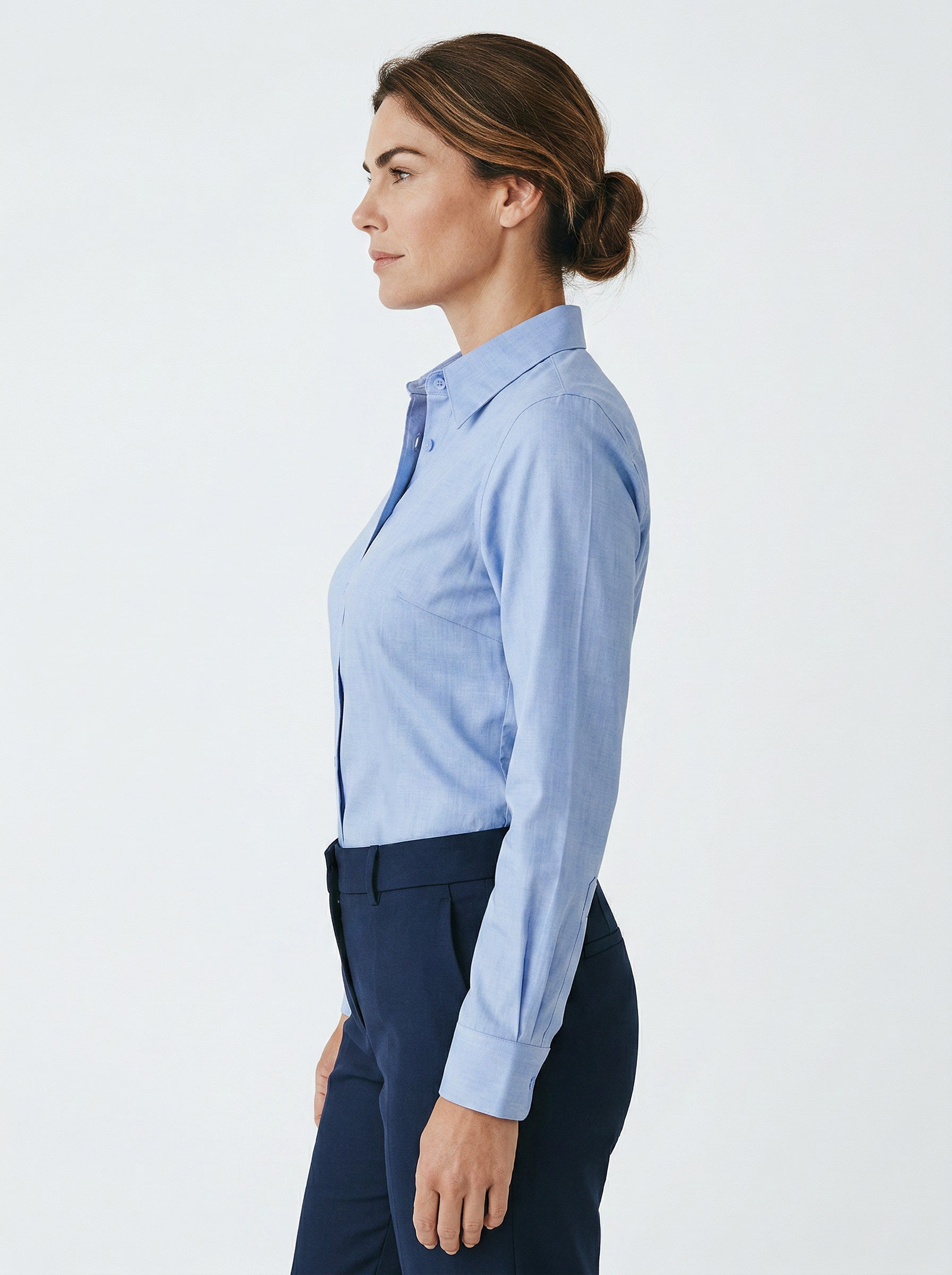 Office Wear Blue Formal Shirt