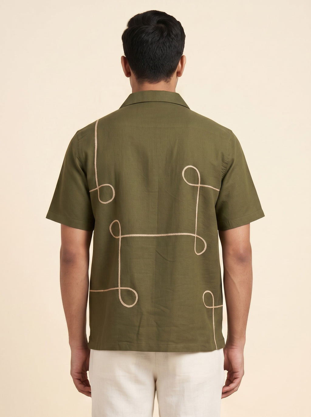 Embroidered Box Fit Shirt