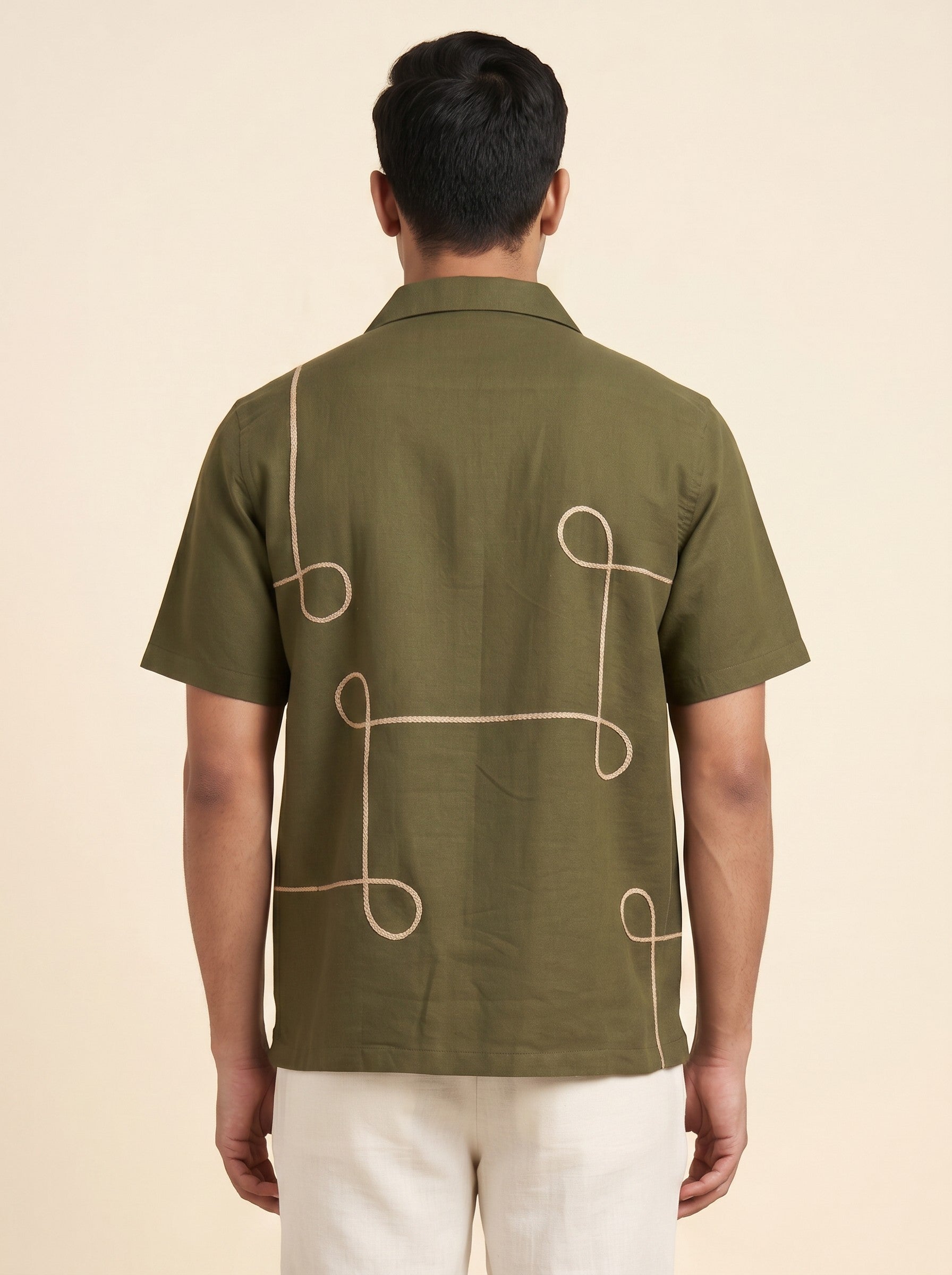 Embroidered Box Fit Shirt