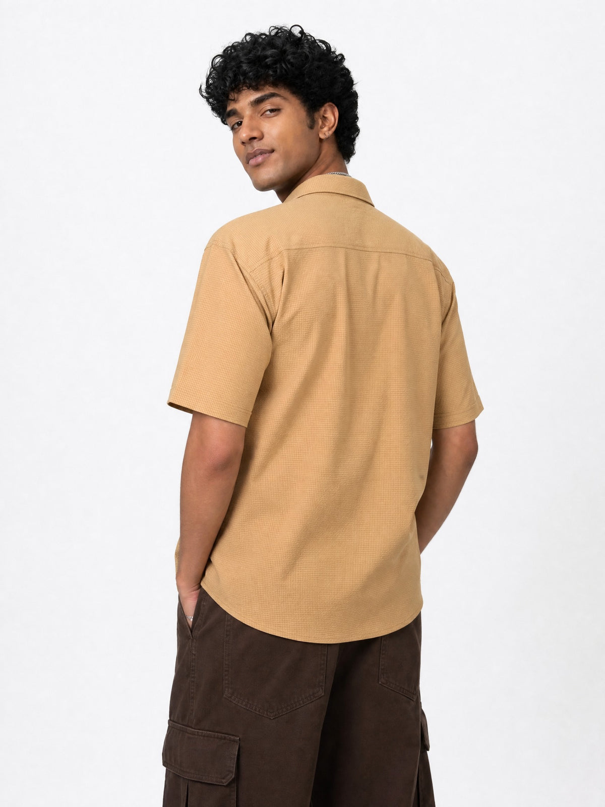 Beige Utility Shirt