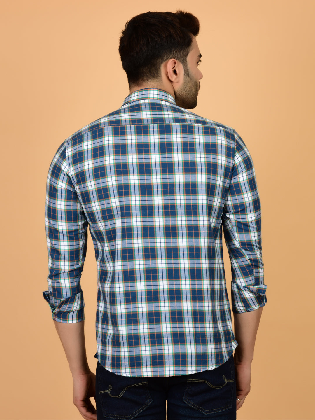 Ocean Breeze Plaid Check Shirt