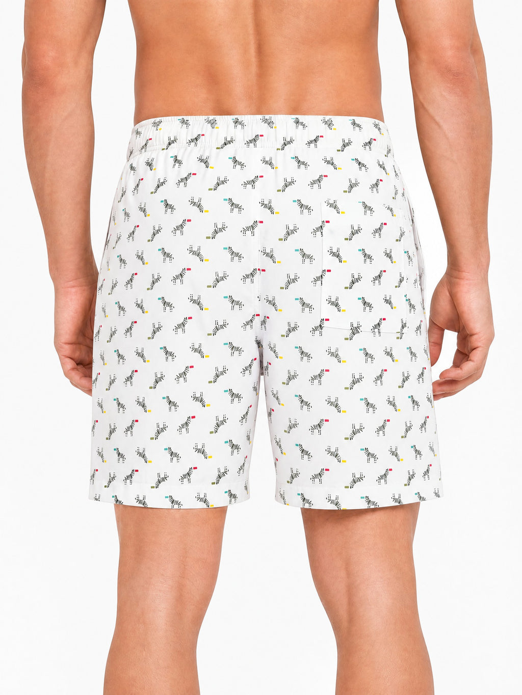 Men's Zebra Print Light Weight Boxer Shorts