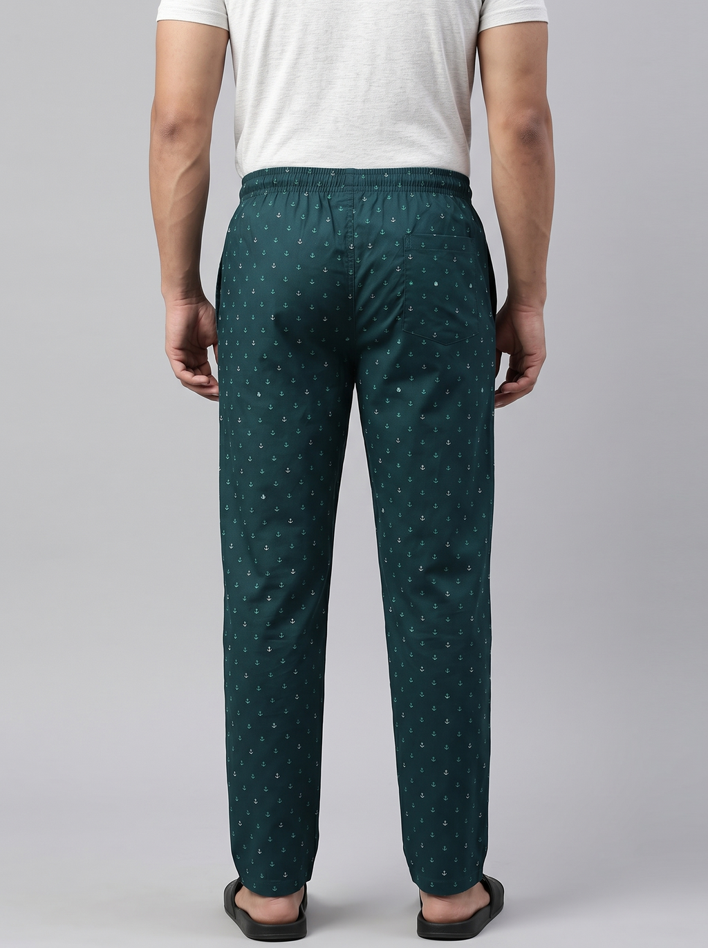 Anchor Print Cotton Lounge Pants