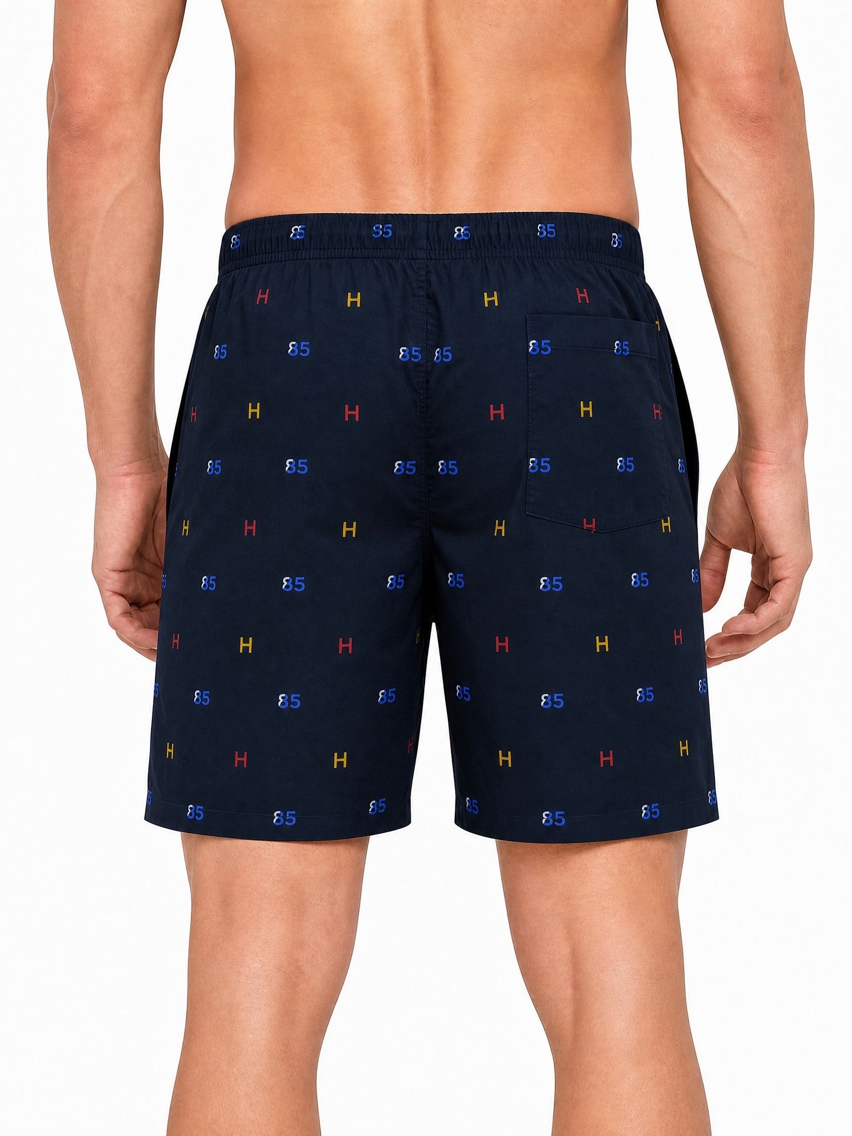 Alpha Numeric Printed  Boxer Shorts