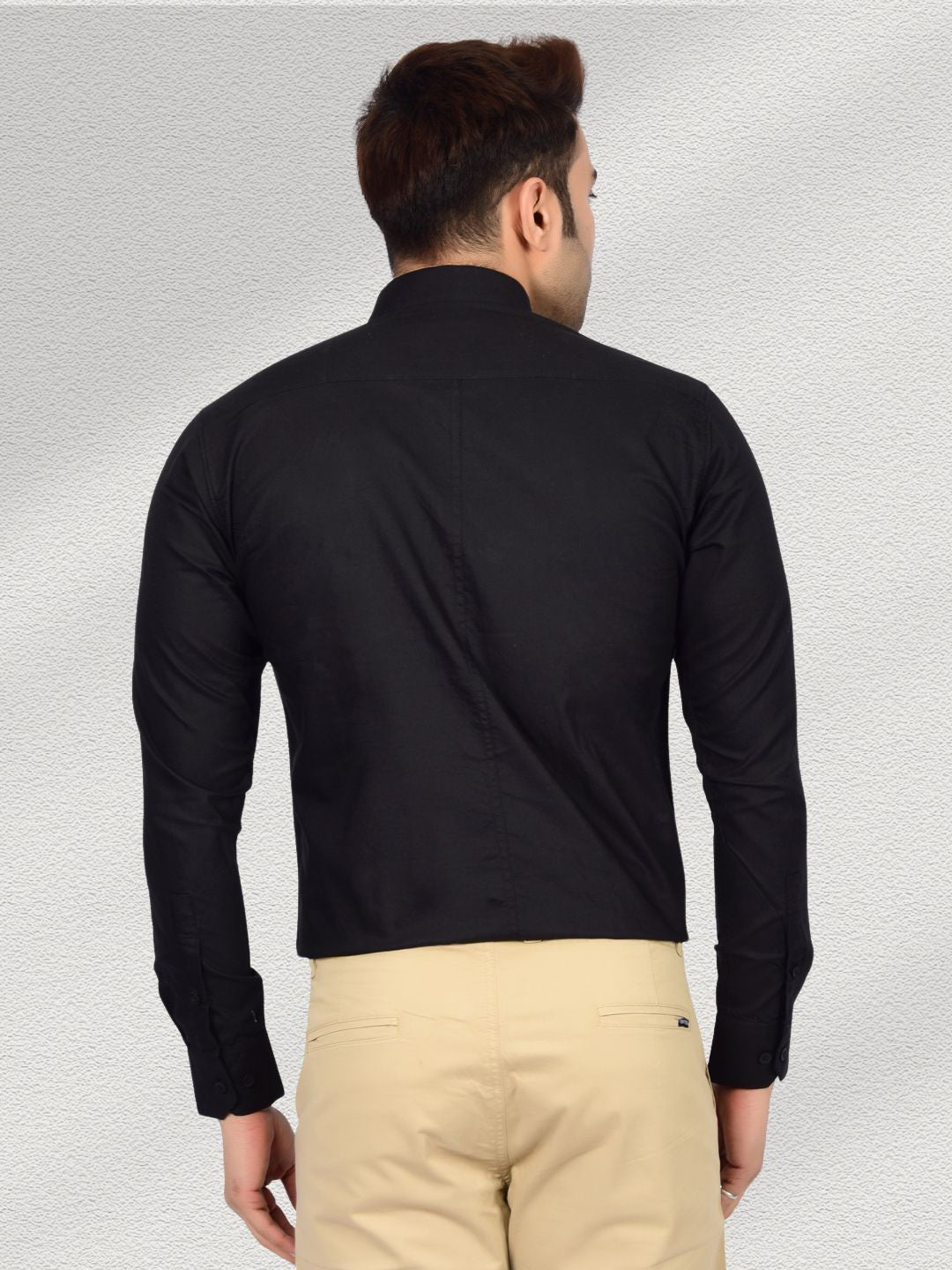 Style Commander Oxford Black Shirt