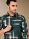 Emerald Green Plaid Check Shirt