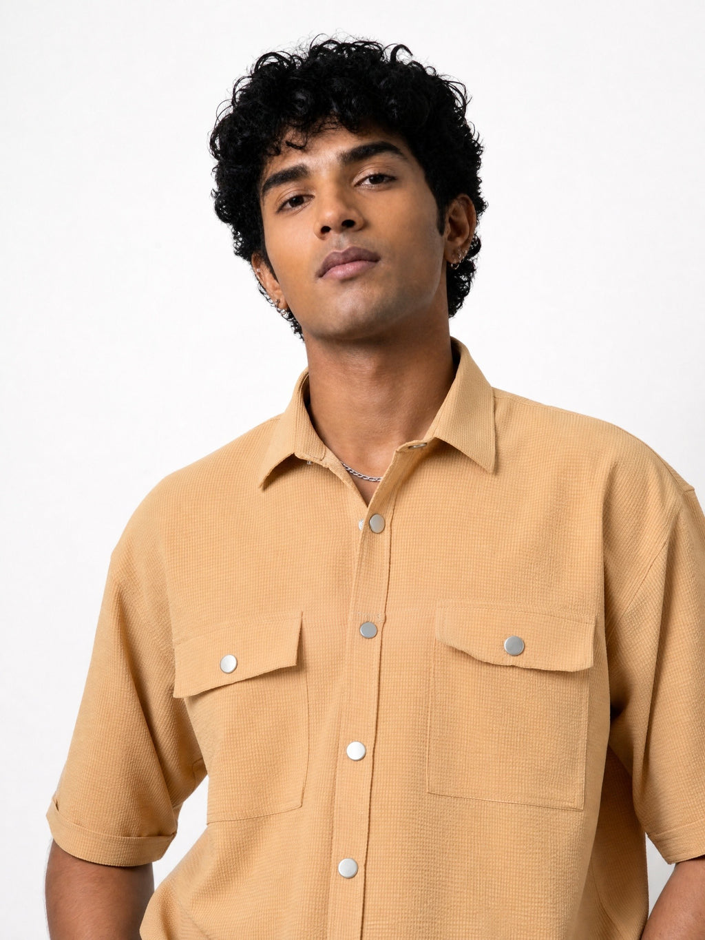 Beige Utility Shirt