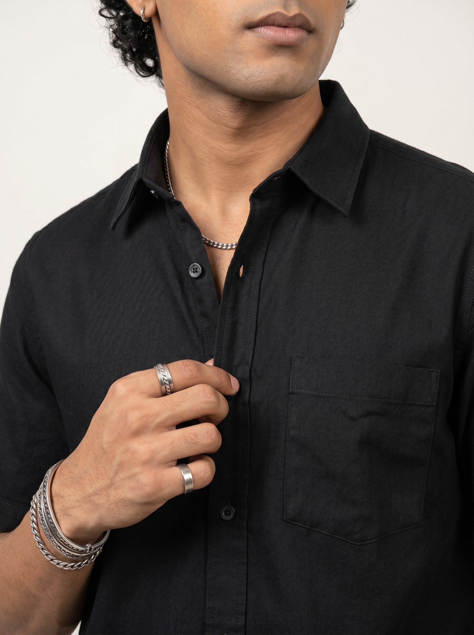 Black Short Sleeve Shirt
