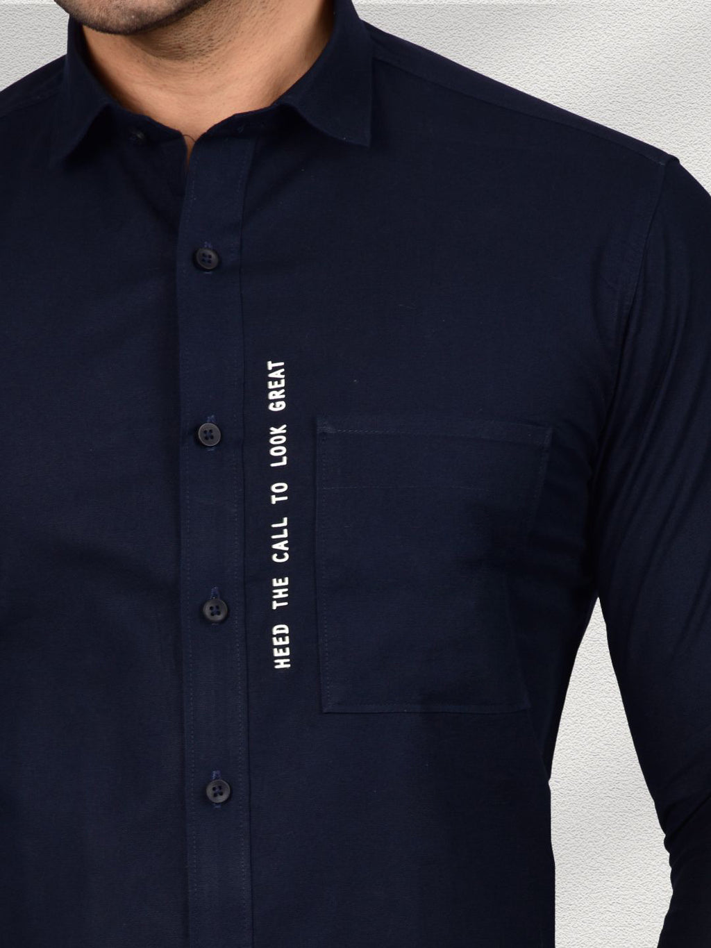 Style Commander Oxford Blue Shirt