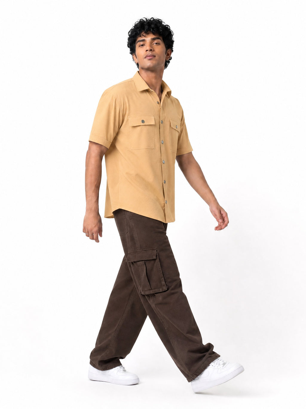Beige Utility Shirt