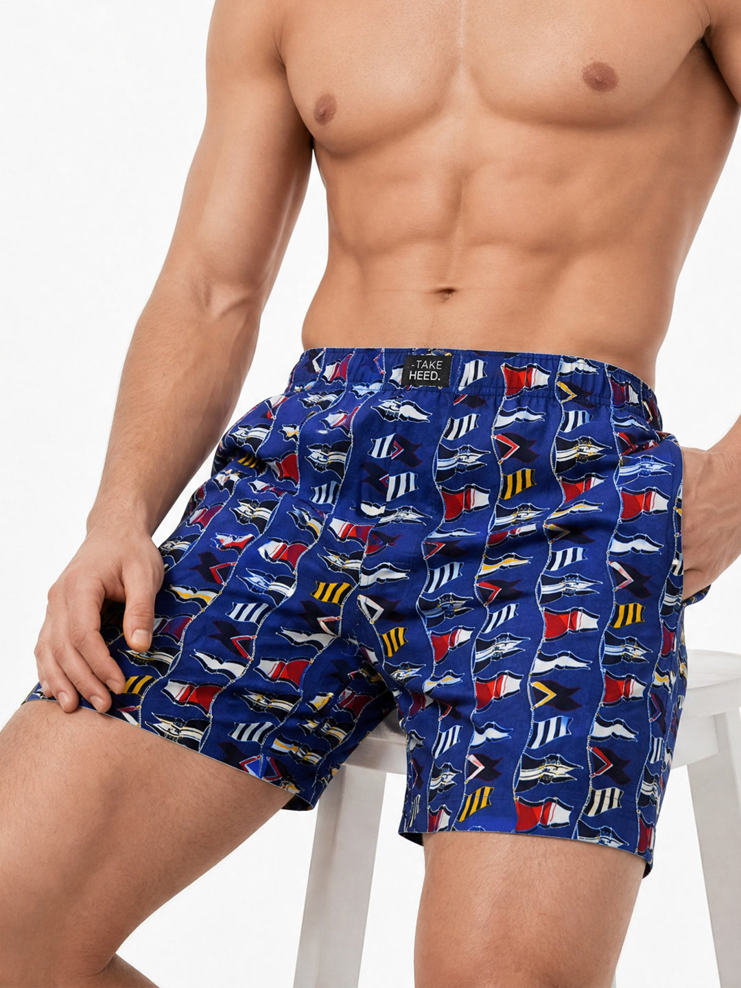 Ultra Premium Nautical Print Boxer Shorts