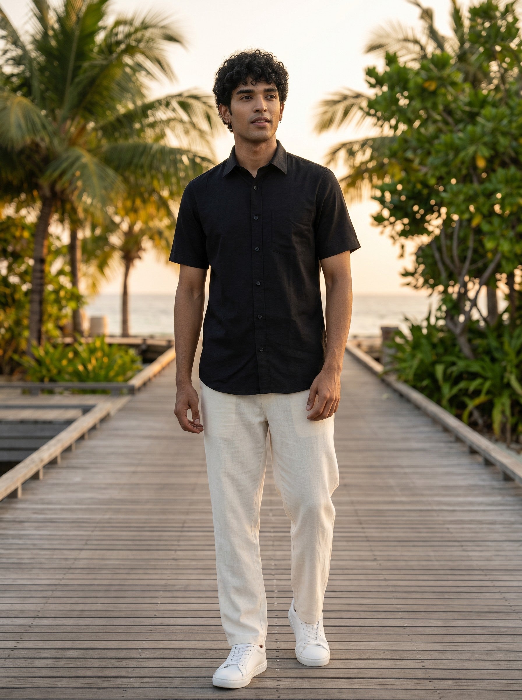 Black Short Sleeve Shirt