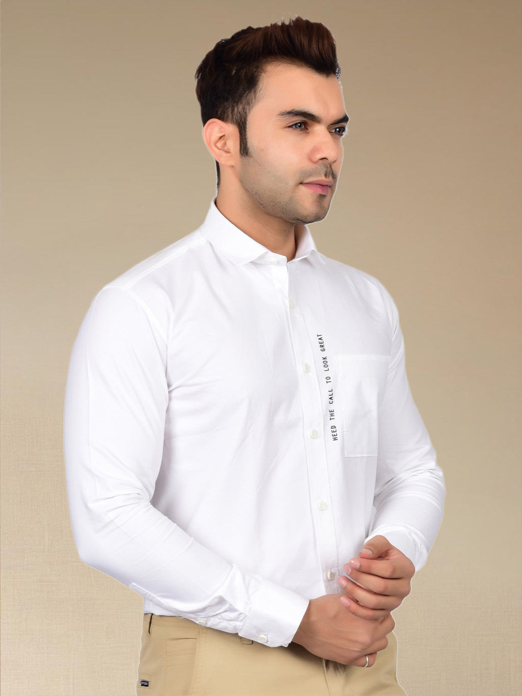 Style Commander Oxford White Shirt