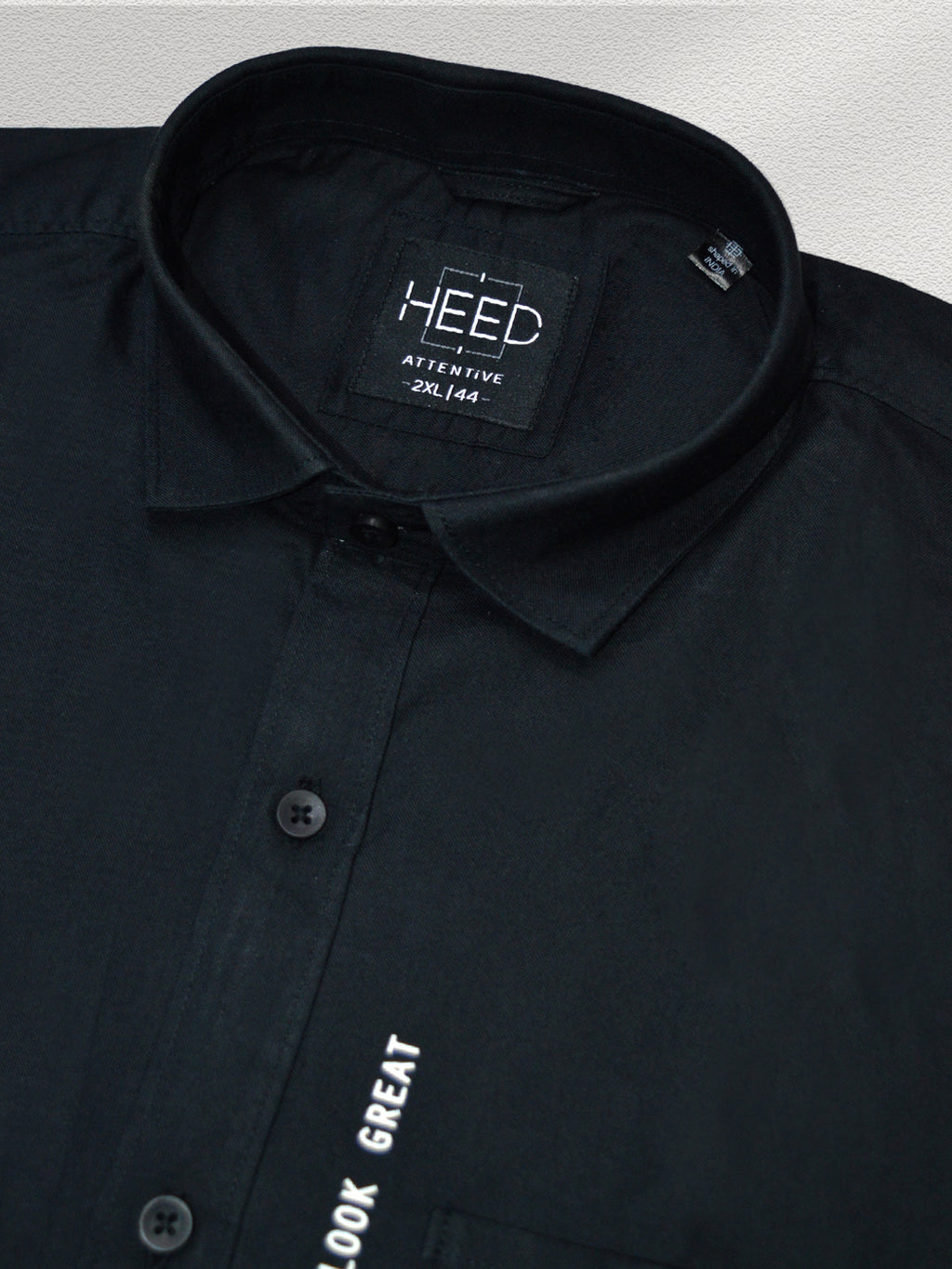Style Commander Oxford Black Shirt