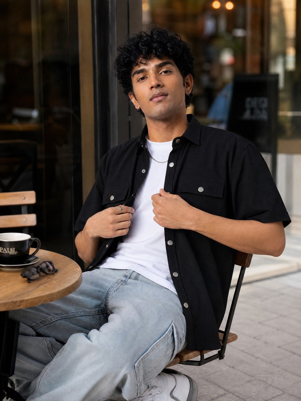 Black Oversize Shirt