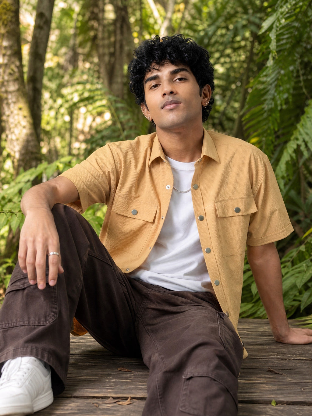Beige Utility Shirt