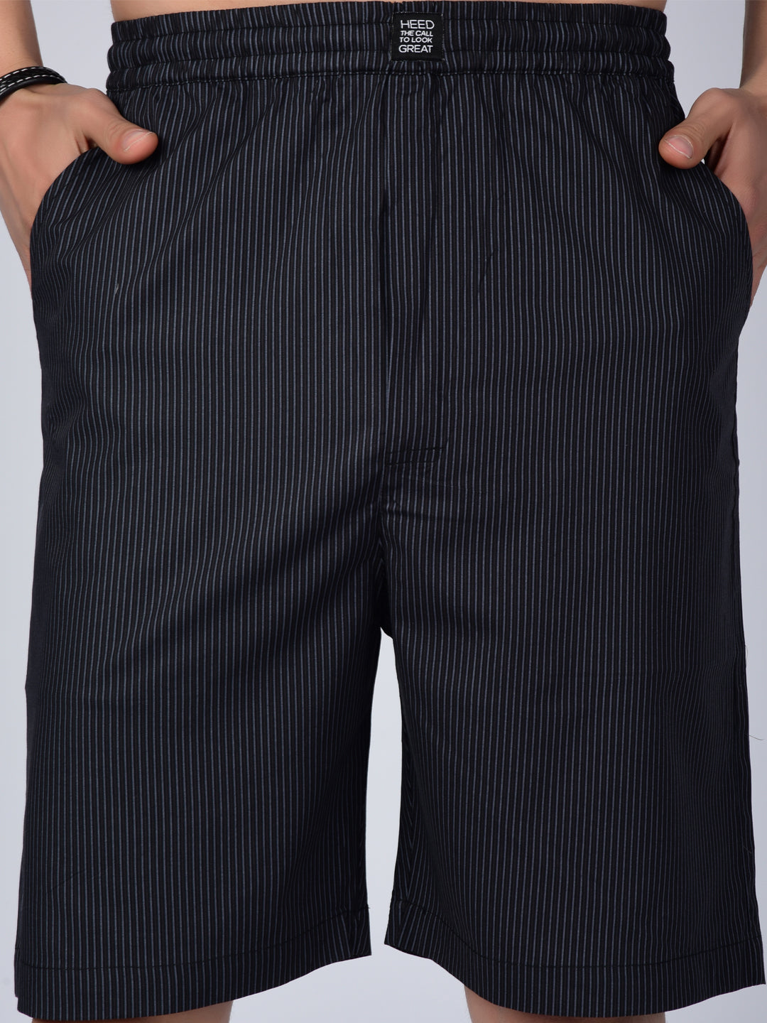 Midnight Black Printed Men's Co-Ord Set