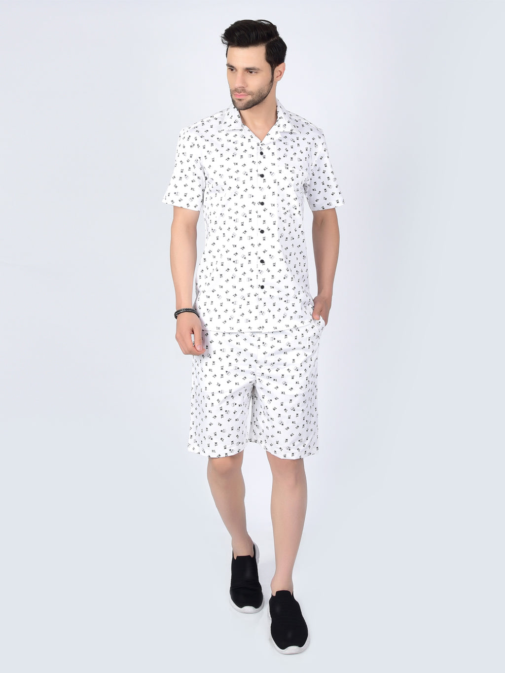 Black & White Signature Men's Co-Ord Set