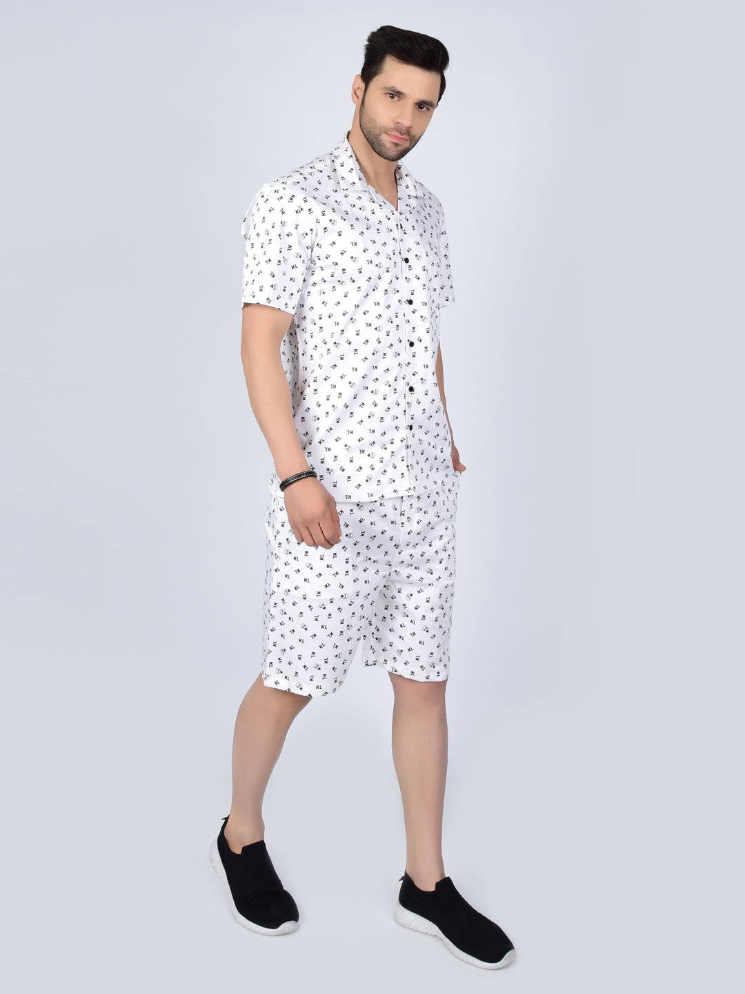 Black & White Signature Men's Co-Ord Set