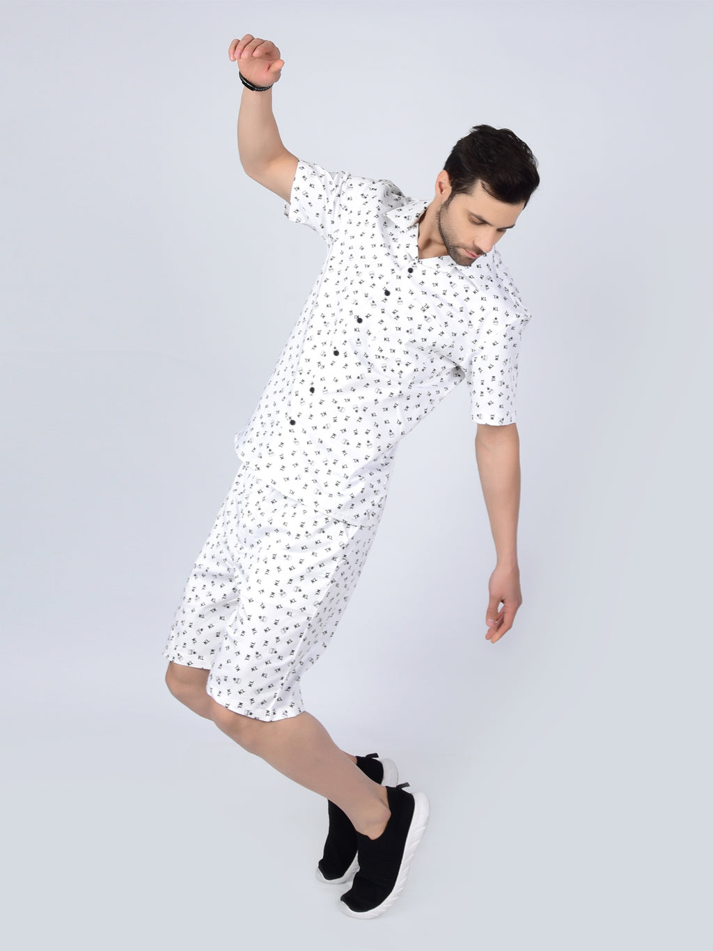 Black & White Signature Men's Co-Ord Set