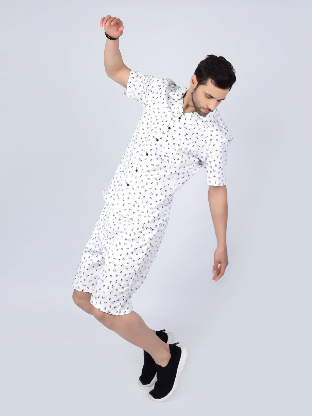 Black & White Signature Men's Co-Ord Set